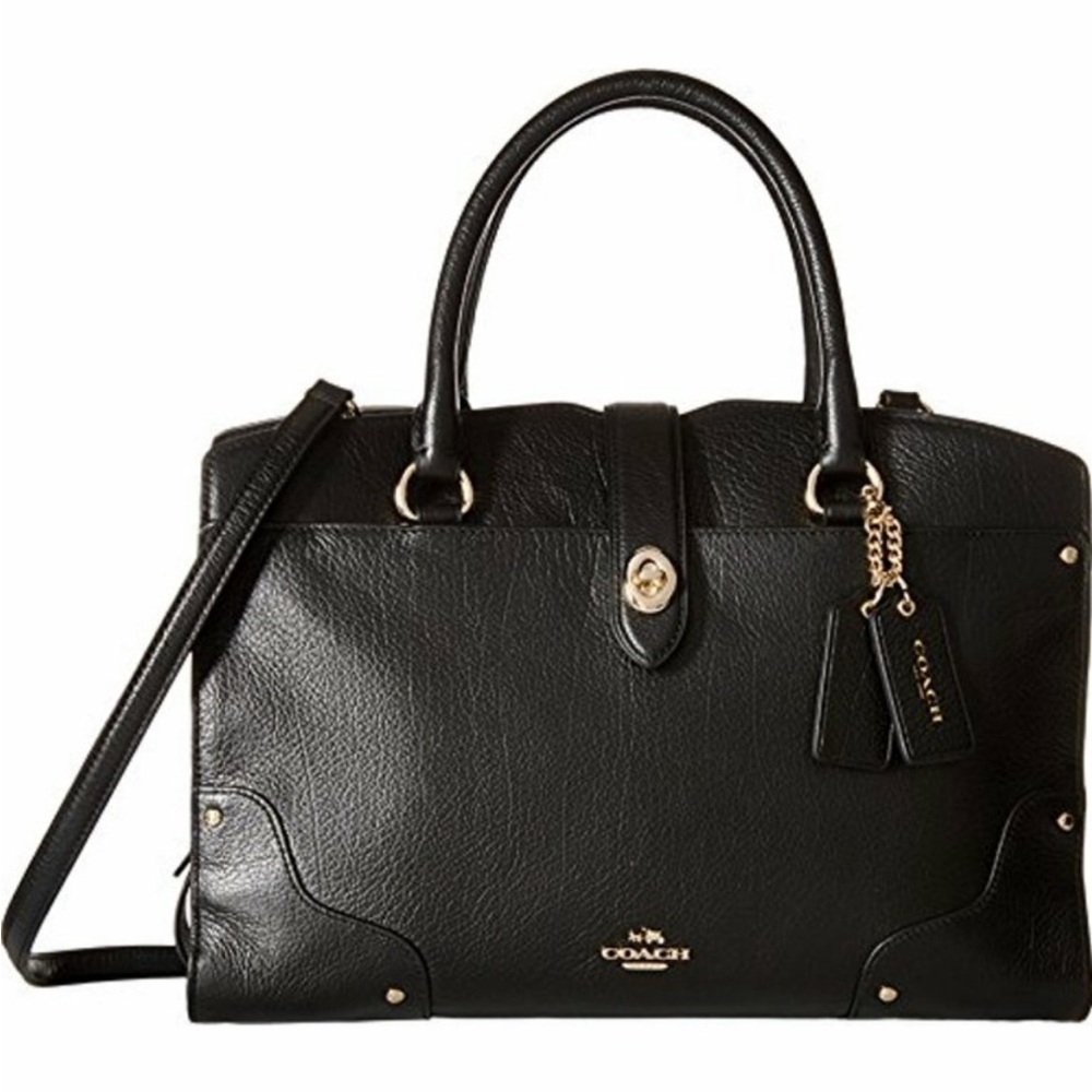 Coach Mercer Satchel in Grain Leather